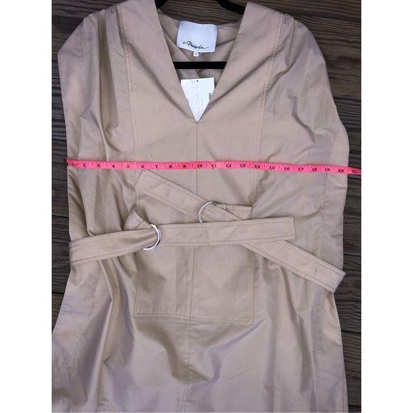 3.1 Phillip Lim NWT Tie Side Shift Dress, Belted Apron Sheath Size 0, MSRP $650 - Picture 8 of 14
